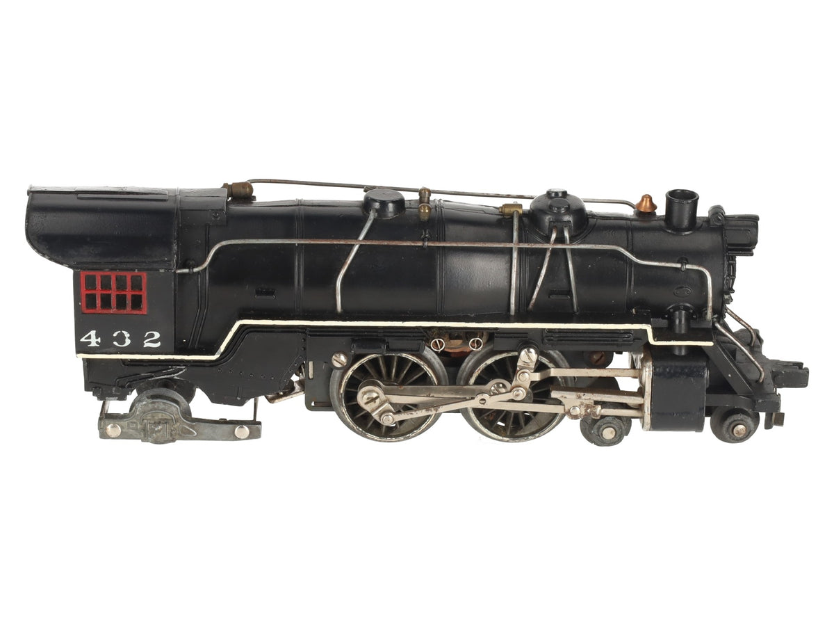 American Flyer 432 Vintage O Prewar 4-4-2 Diecast Steam Locomotive