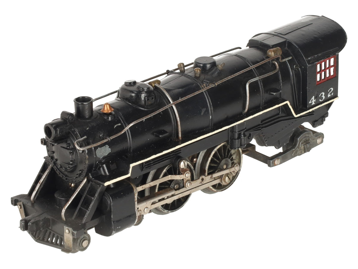 American Flyer 432 Vintage O Prewar 4-4-2 Diecast Steam Locomotive