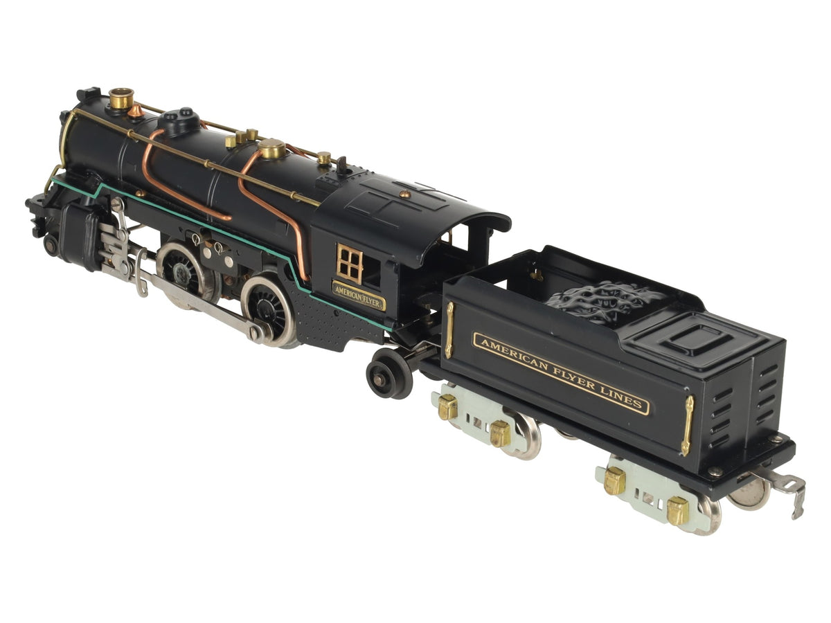 American Flyer 3322 Vintage O Gauge 2-4-2 Steam Engine & Tender