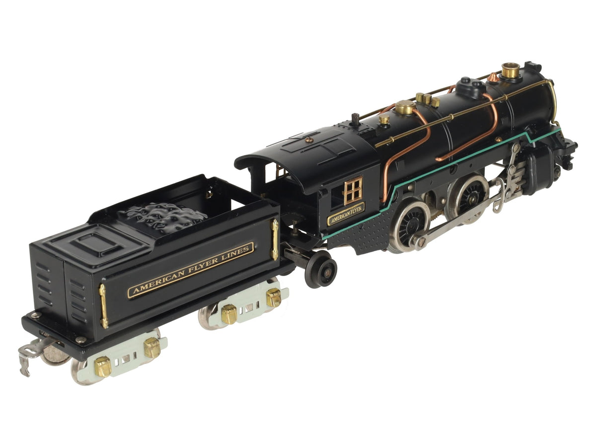 American Flyer 3322 Vintage O Gauge 2-4-2 Steam Engine & Tender