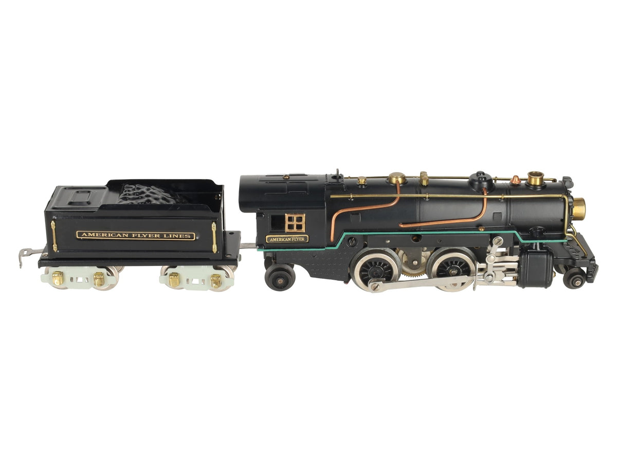 American Flyer 3322 Vintage O Gauge 2-4-2 Steam Engine & Tender