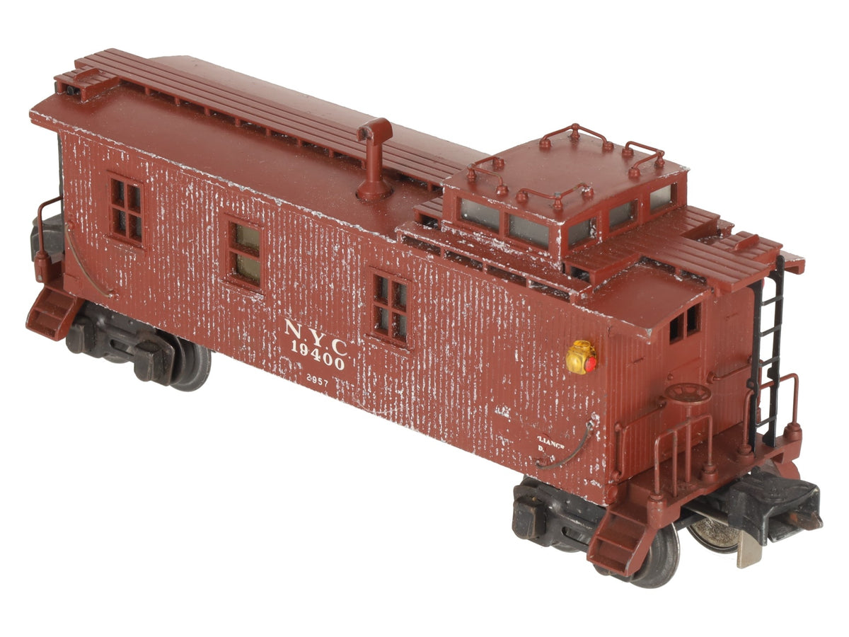 Lionel 2957 Vintage O Prewar NYC Diecast Metal Illuminated Caboose #19400