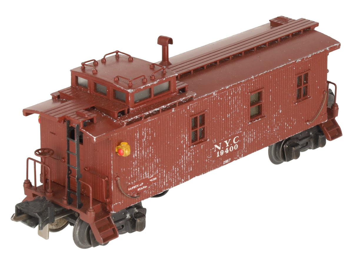 Lionel 2957 Vintage O Prewar NYC Diecast Metal Illuminated Caboose #19400