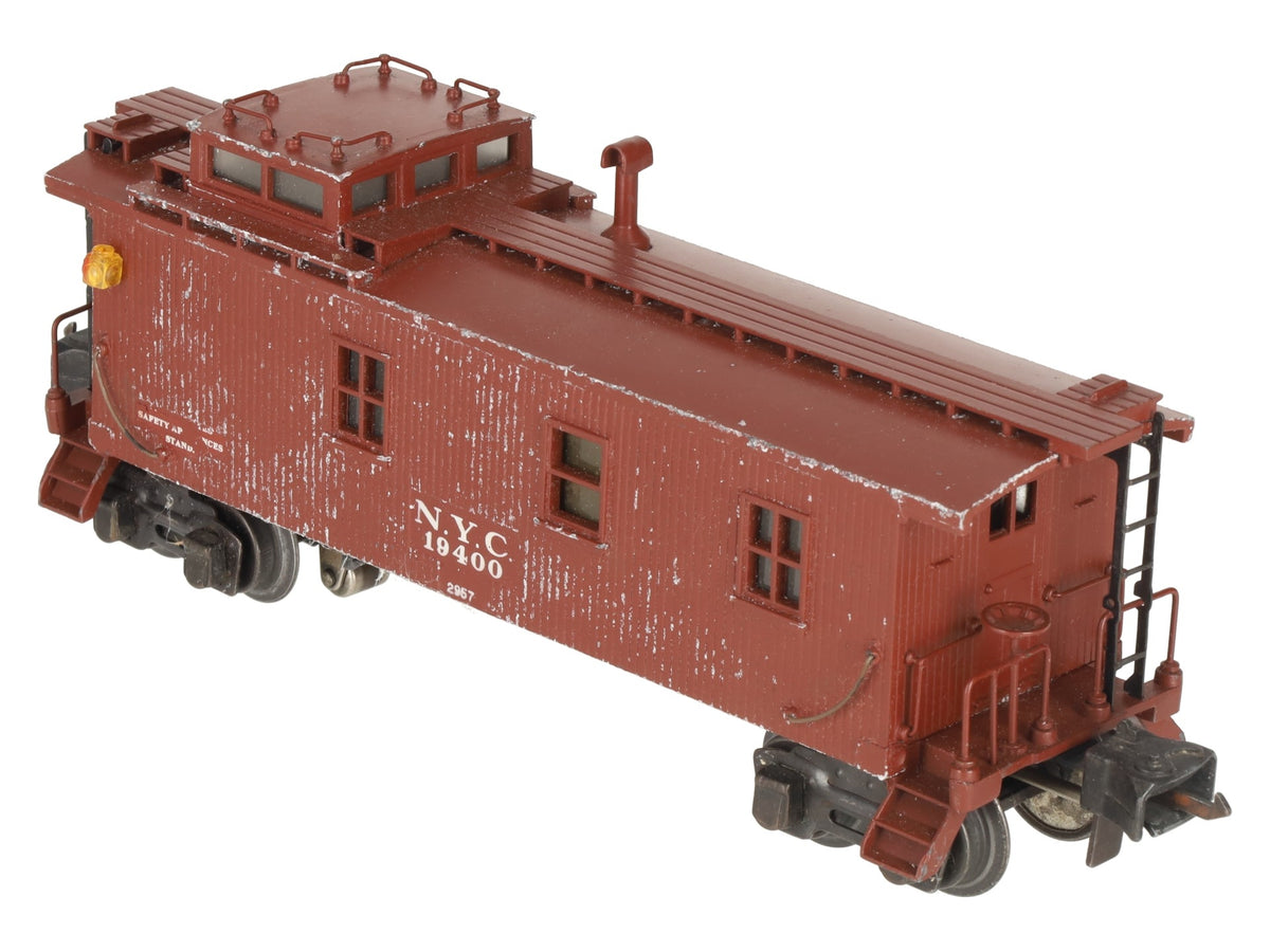 Lionel 2957 Vintage O Prewar NYC Diecast Metal Illuminated Caboose #19400