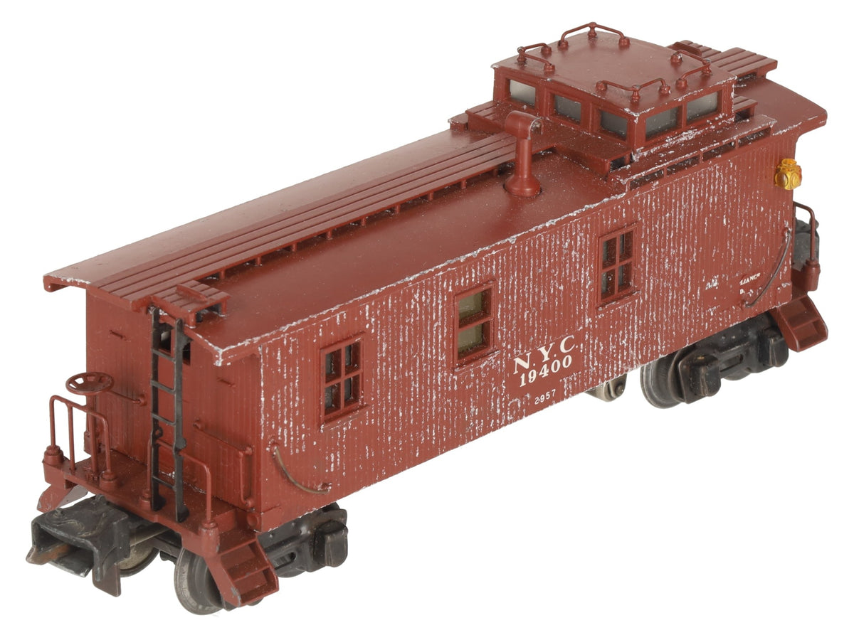 Lionel 2957 Vintage O Prewar NYC Diecast Metal Illuminated Caboose #19400
