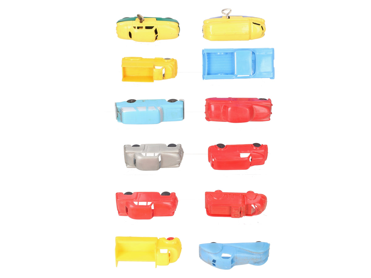Marx & Other Vintage Wind-Up Plastic Cars & Various Vehicles [12] VG