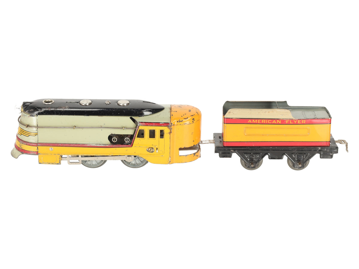American Flyer 3192 Vintage O Gauge Hiawatha Steam Engine & Tender