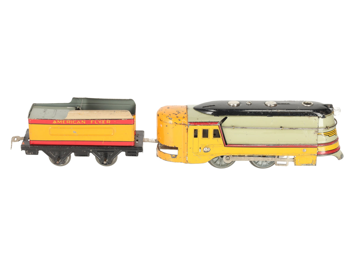American Flyer 3192 Vintage O Gauge Hiawatha Steam Engine & Tender