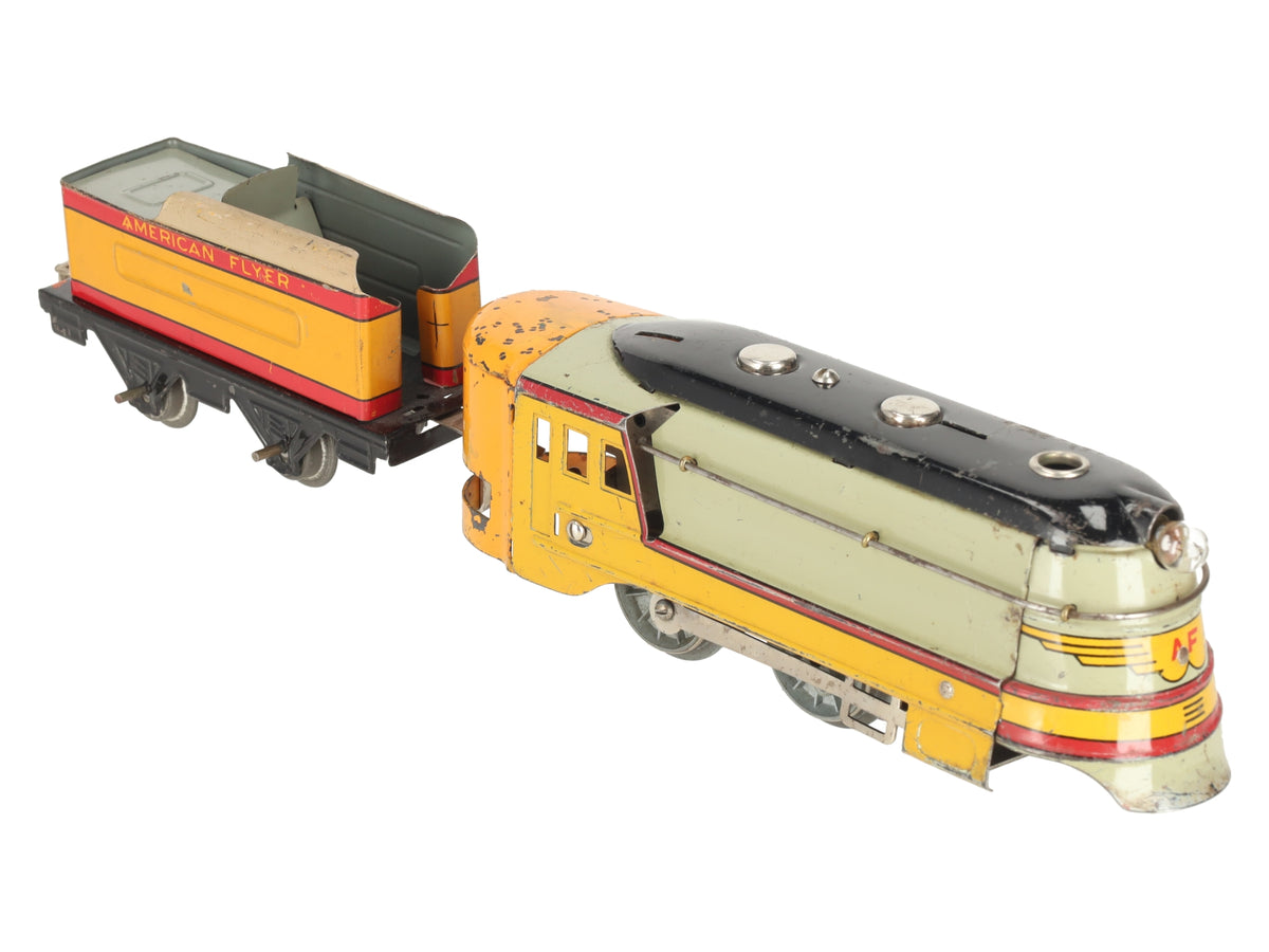 American Flyer 3192 Vintage O Gauge Hiawatha Steam Engine & Tender