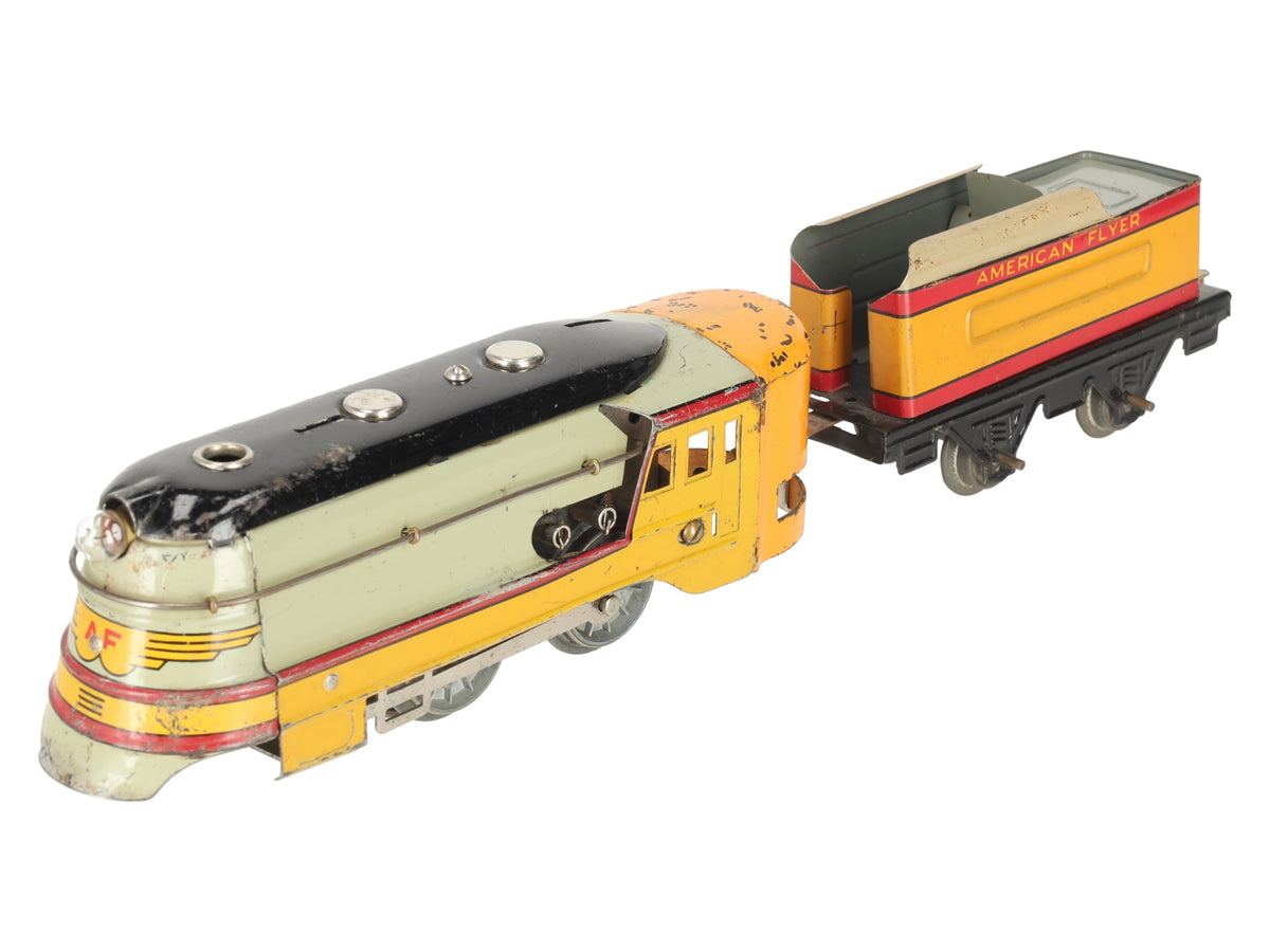 American Flyer 3192 Vintage O Gauge Hiawatha Steam Engine & Tender