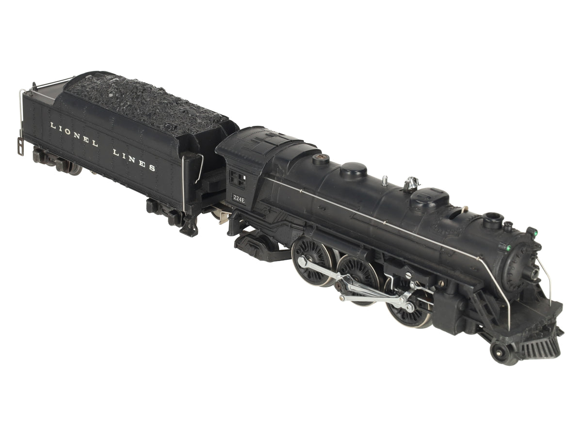 Lionel 224E Vintage O Gauge Diecast 2-6-2 Steam Locomotive & Tender 2224W