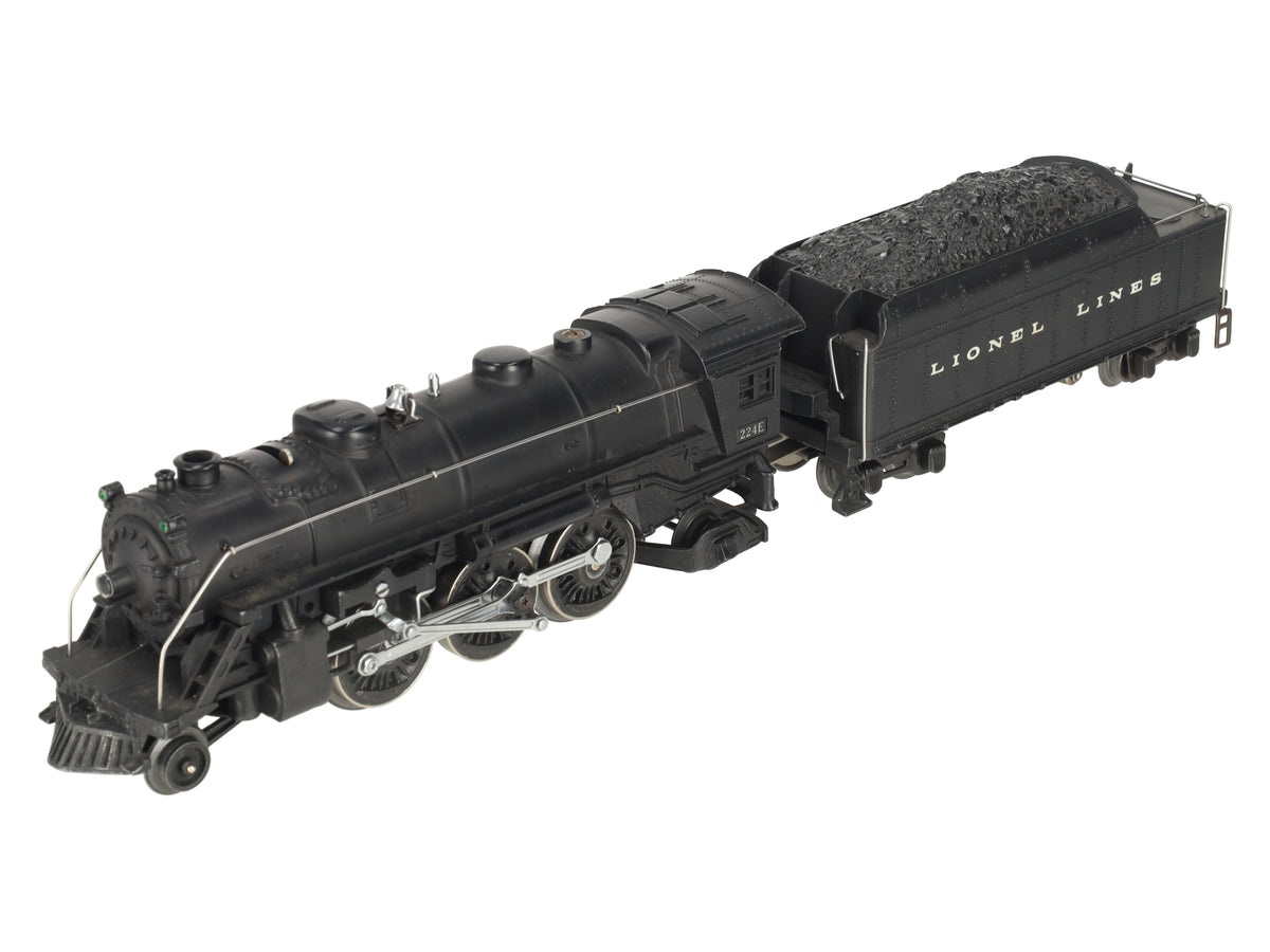 Lionel 224E Vintage O Gauge Diecast 2-6-2 Steam Locomotive & Tender 2224W