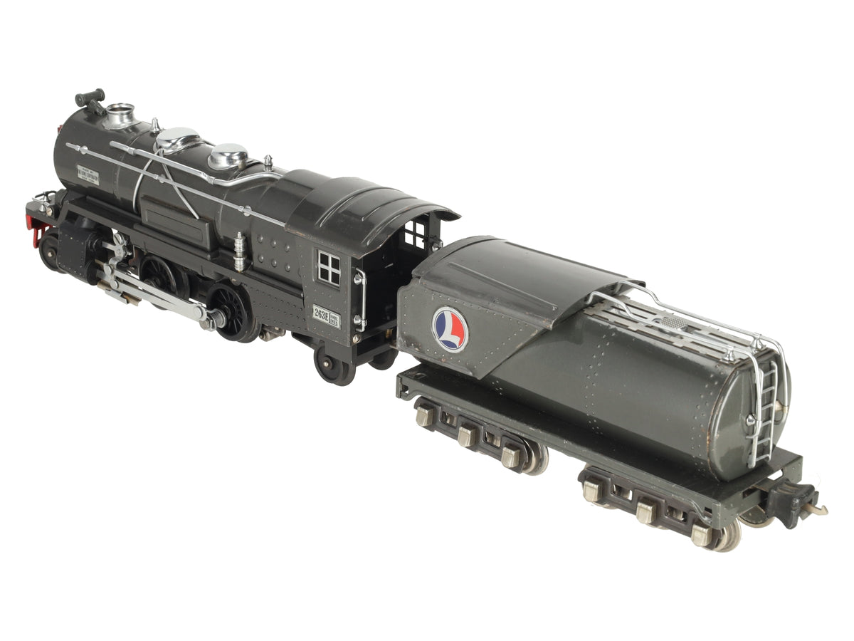 Lionel 263E Vintage O Prewar Tinplate Steam Locomotive & Tender
