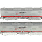 Marx Vintage O Santa Fe Non-Powered B Units (2) EX
