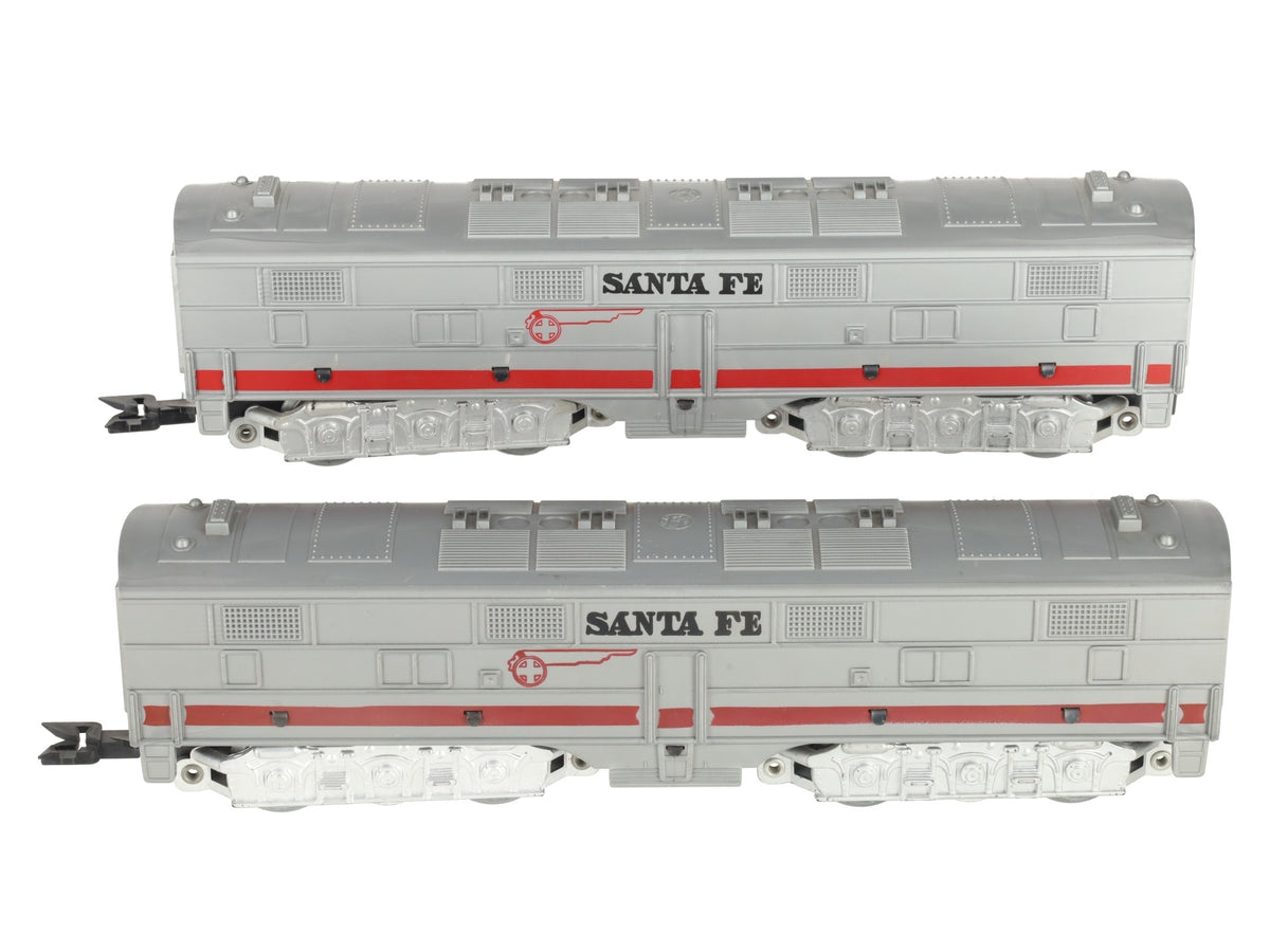 Marx Vintage O Santa Fe Non-Powered B Units (2) EX
