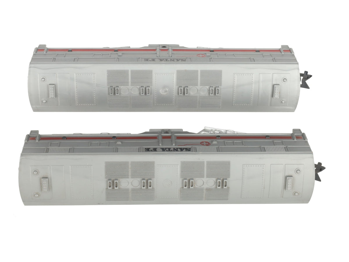 Marx Vintage O Santa Fe Non-Powered B Units (2) EX