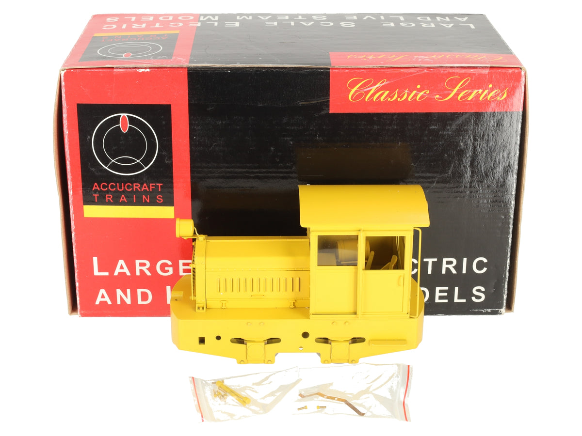 Accucraft AC78-511 1:20.3 Whitecomb Mtg. Co. Brass Industrial Switcher LN/Box