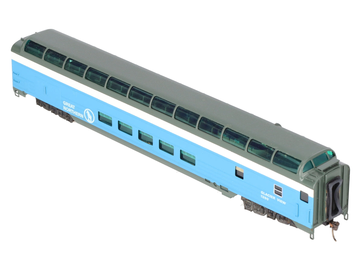 Soho 1411 HO BRASS Great Northern View Dome Lounge Passenger Car #1390 - Painted/Box