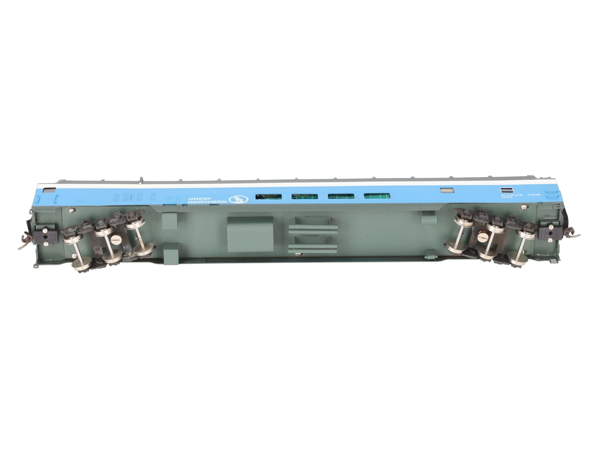 Soho 1411 HO BRASS Great Northern View Dome Lounge Passenger Car #1390 - Painted/Box