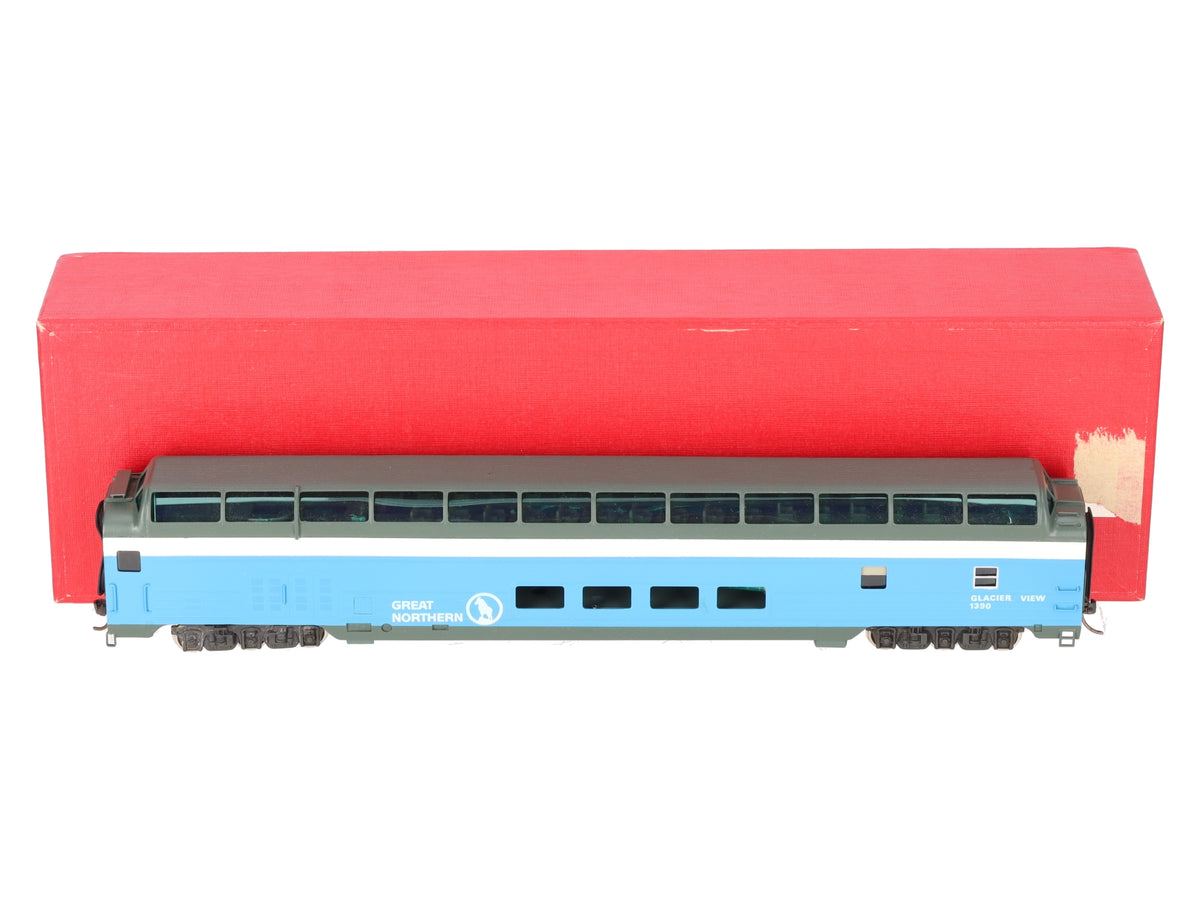 Soho 1411 HO BRASS Great Northern View Dome Lounge Passenger Car #1390 - Painted/Box