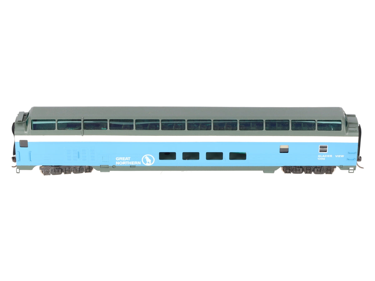 Soho 1411 HO BRASS Great Northern View Dome Lounge Passenger Car #1390 - Painted/Box
