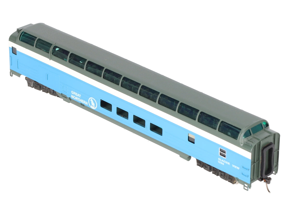 Soho 1411 HO BRASS Great Northern View Dome Lounge Passenger Car #1390 - Painted/Box