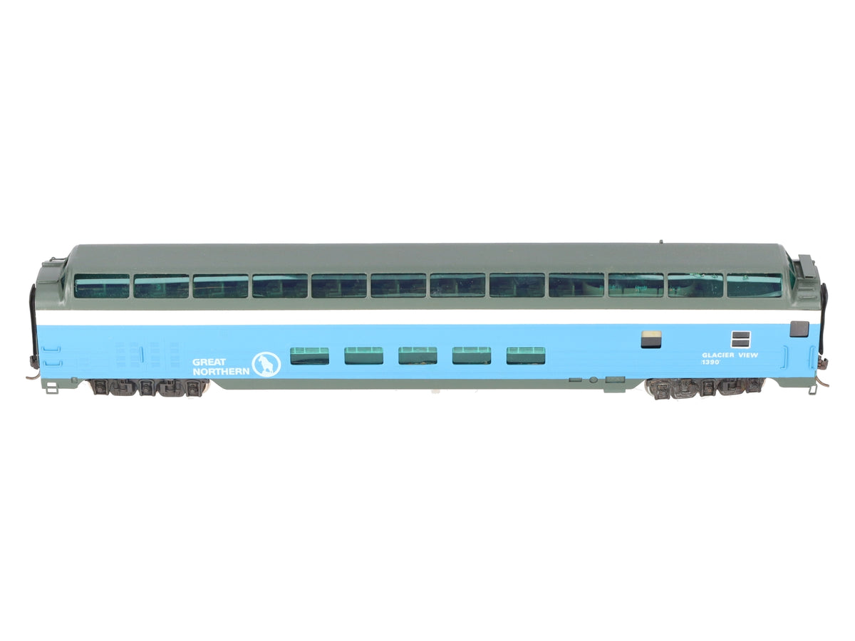Soho 1411 HO BRASS Great Northern View Dome Lounge Passenger Car #1390 - Painted/Box