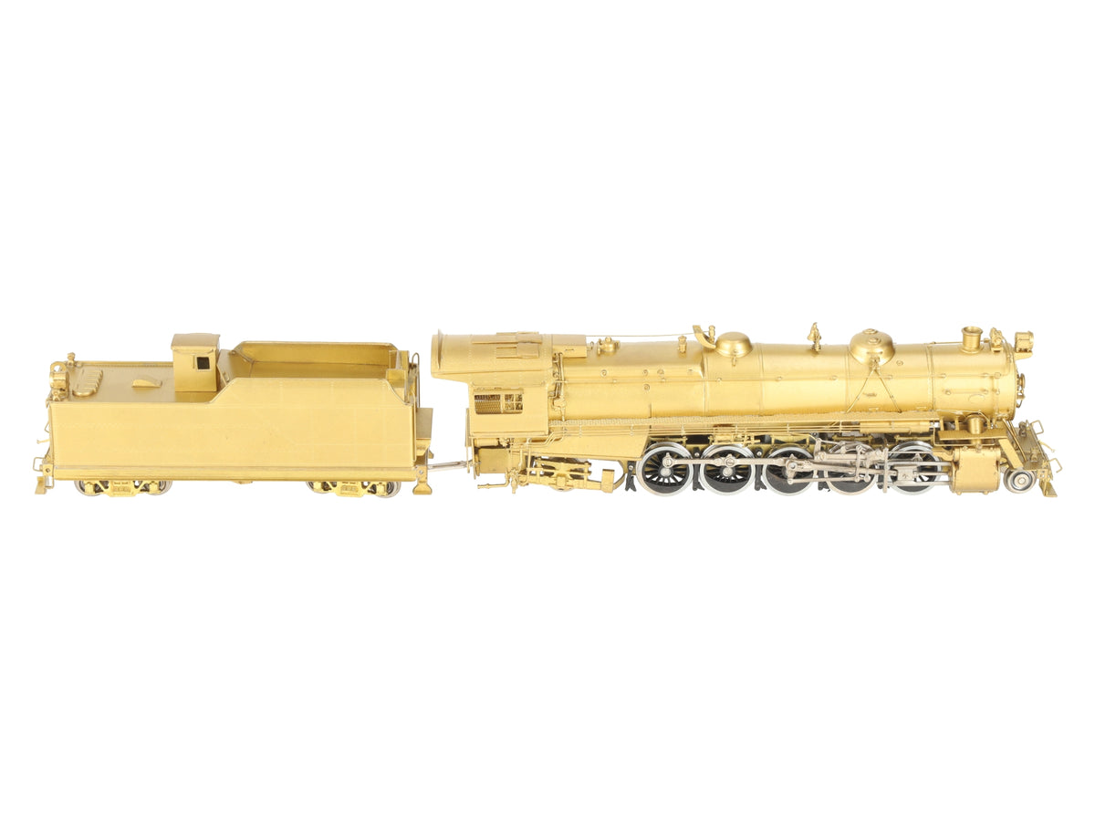 Alco S-119 HO Scale Brass Pennsylvania N-2sa 2-10-2 Steam Loco & Tender EX/Box