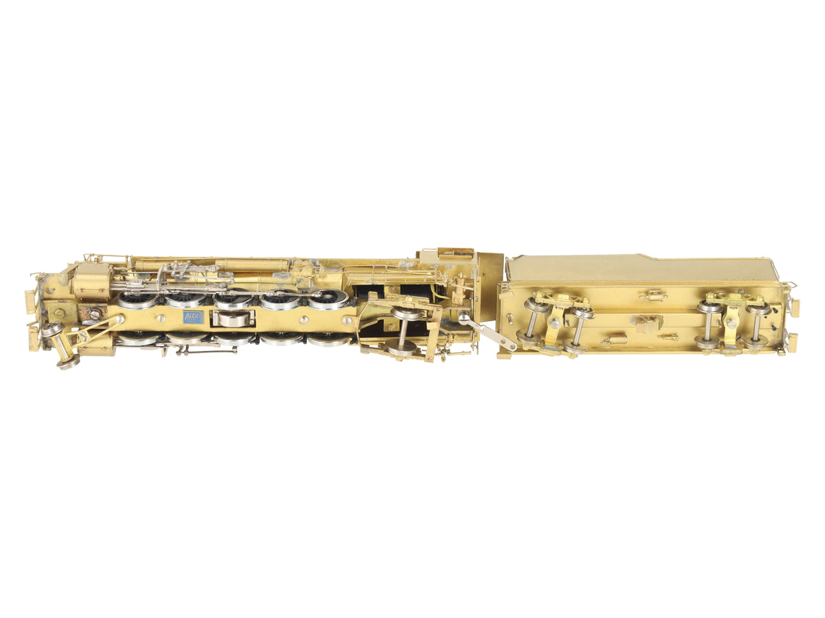 Alco S-119 HO Scale Brass Pennsylvania N-2sa 2-10-2 Steam Loco & Tender EX/Box