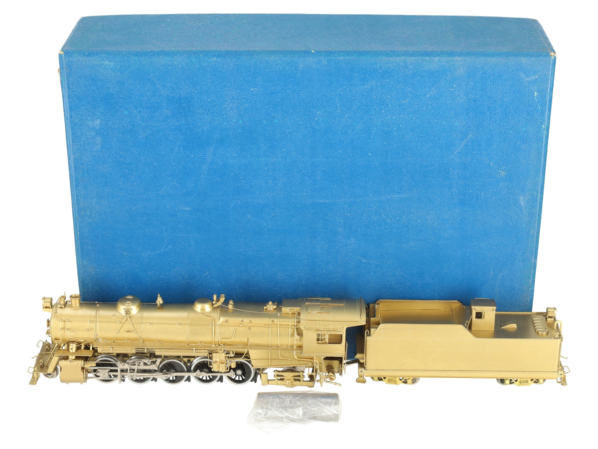 Alco S-119 HO Scale Brass Pennsylvania N-2sa 2-10-2 Steam Loco & Tender EX/Box