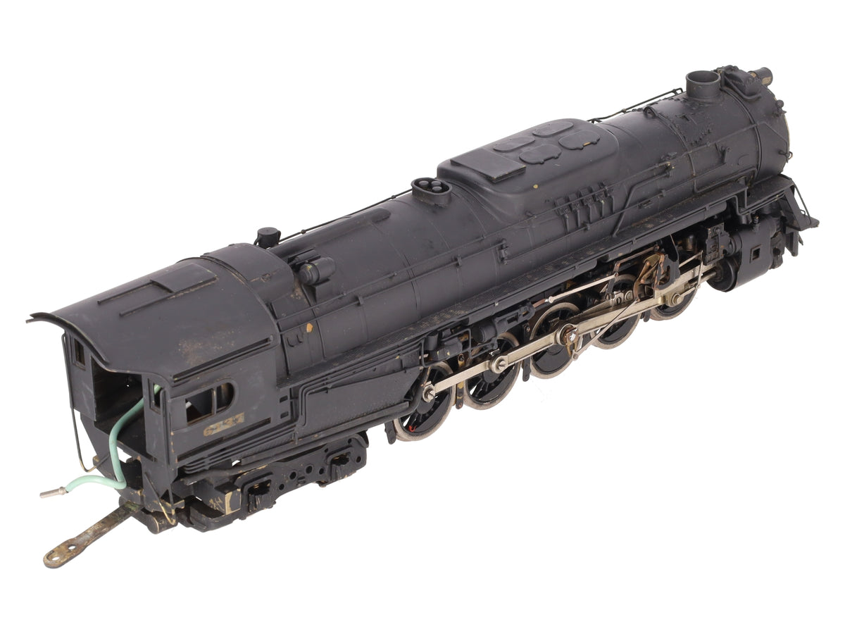 Max Gray O Scale BRASS PRR J-1 2-10-4 Steam Locomotive #6137 VG