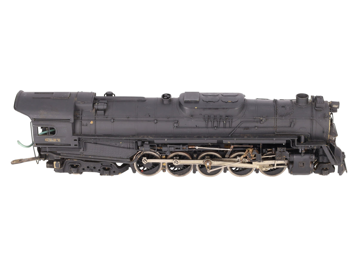 Max Gray O Scale BRASS PRR J-1 2-10-4 Steam Locomotive #6137 VG
