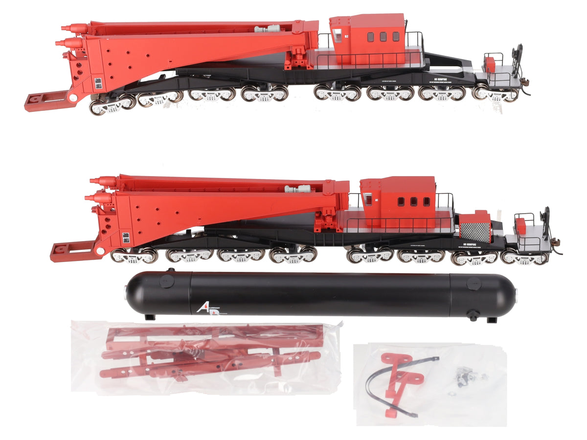 Bachmann 80513 HO 380 Ton Schnabel Car with Retort Load and Trucks