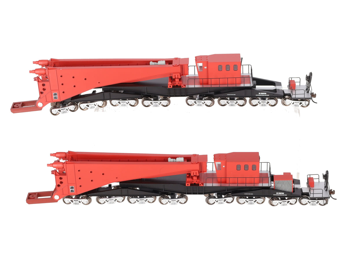 Bachmann 80513 HO 380 Ton Schnabel Car with Retort Load and Trucks