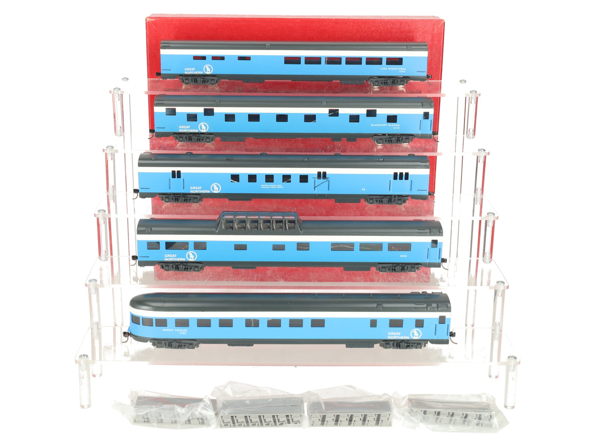 Westside Model Co HO BRASS Great Northern Five Car Passenger Car Set/Box
