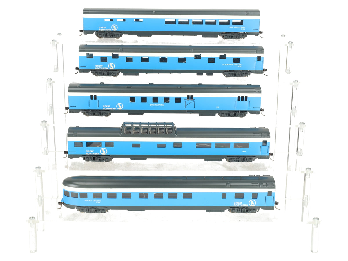 Westside Model Co HO BRASS Great Northern Five Car Passenger Car Set/Box