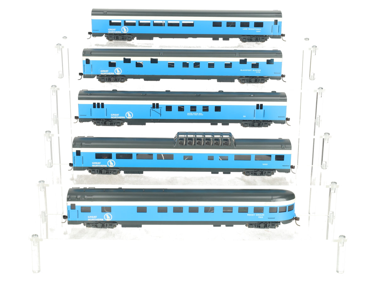 Westside Model Co HO BRASS Great Northern Five Car Passenger Car Set/Box