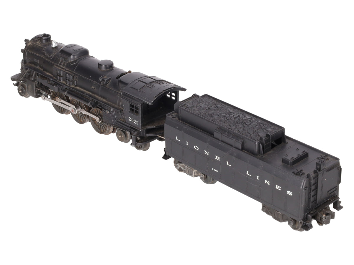 Lionel 2029 Vintage O 2-6-4 Diecast Steam Locomotive w/234W Tender EX
