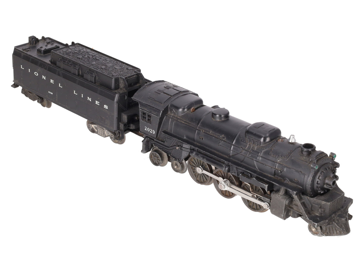 Lionel 2029 Vintage O 2-6-4 Diecast Steam Locomotive w/234W Tender EX