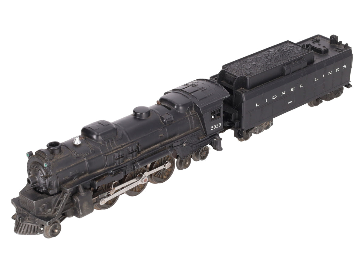 Lionel 2029 Vintage O 2-6-4 Diecast Steam Locomotive w/234W Tender EX