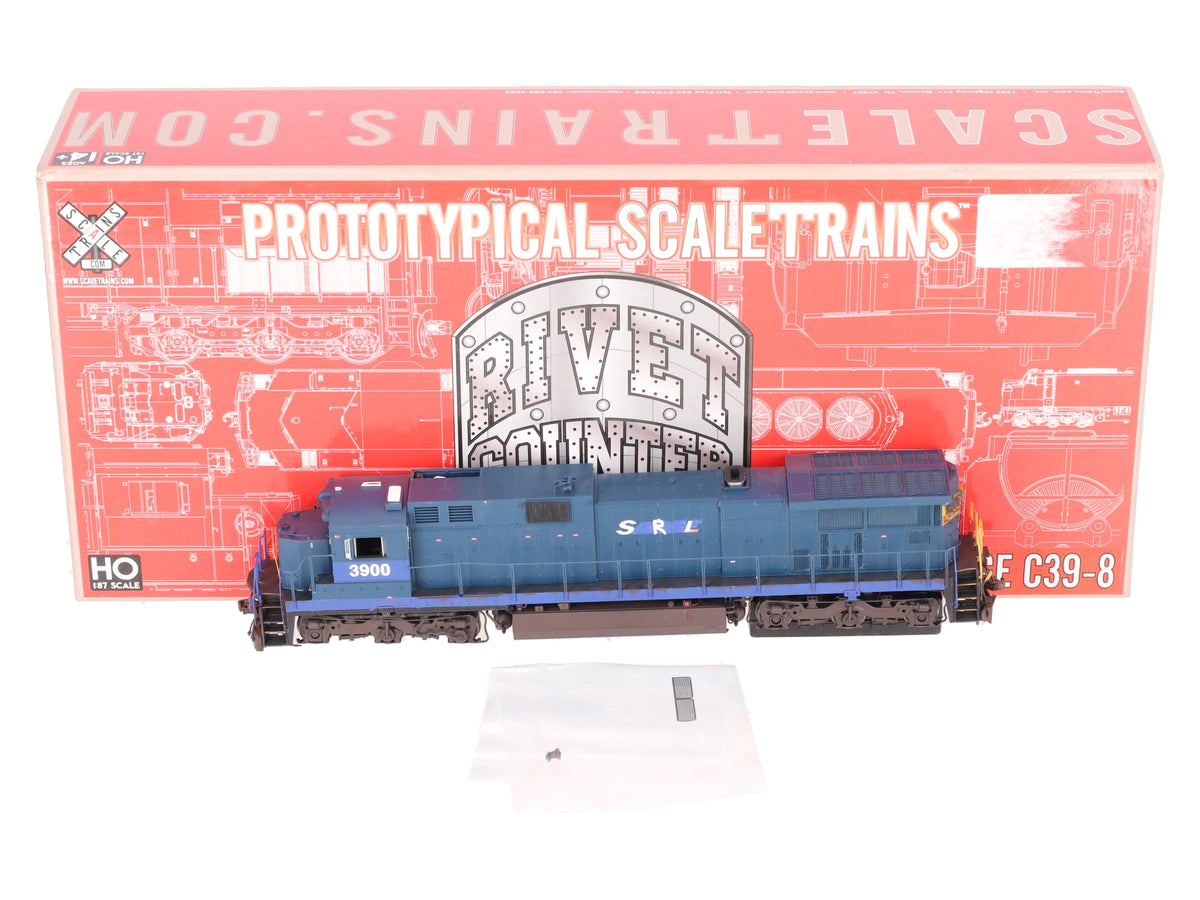 Scale Trains SXT31220 HO Custom SRL GE C39-8 Locomotive #3900 w/ DCC & Sound/Box