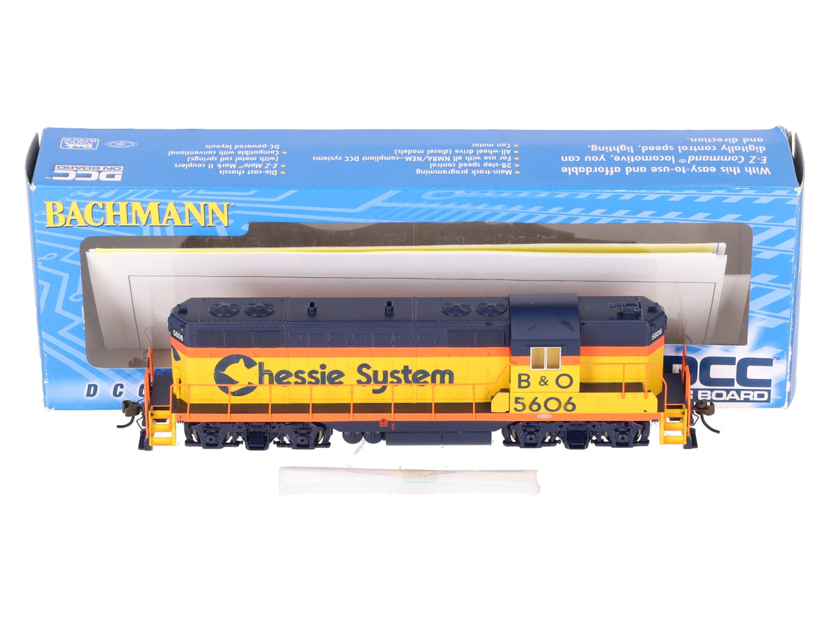 Bachmann 62403 HO Chessie System GP7 Diesel Locomotive #5606 w/ DCC