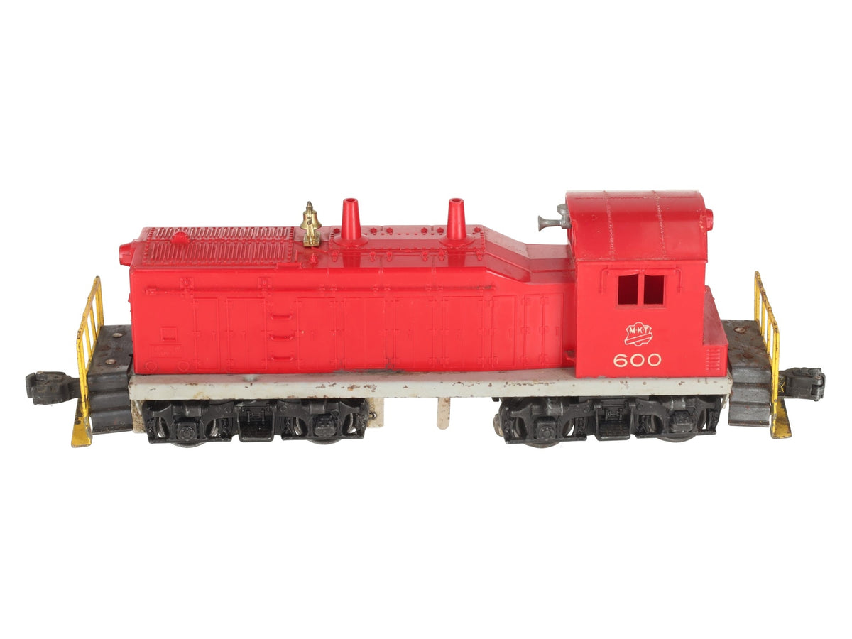 Lionel 600 Vintage O MKT NW-2 Diesel Locomotive w/Yellow Handrails