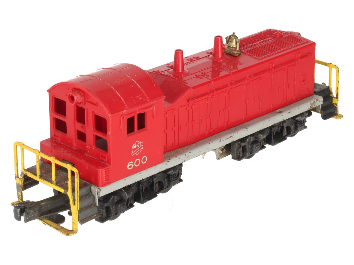 Lionel 600 Vintage O MKT NW-2 Diesel Locomotive w/Yellow Handrails