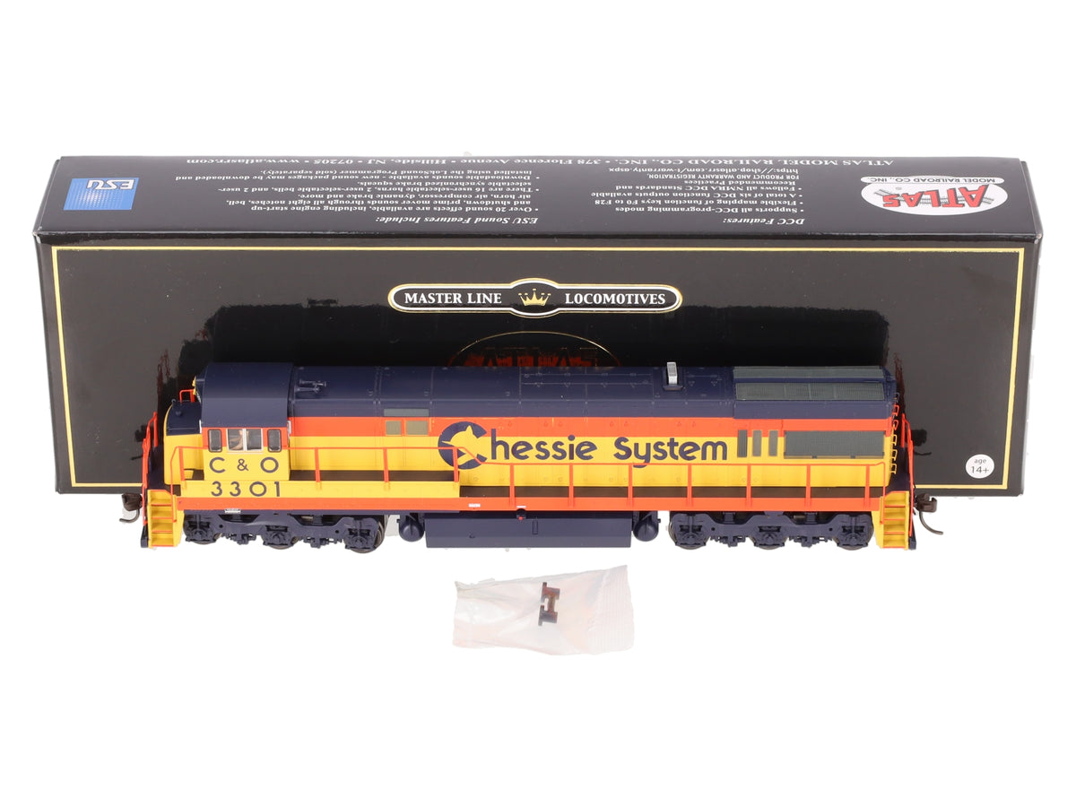 Atlas 10003921 HO Chessie System U30C Diesel Locomotive #3301 with DCC & Sound LN/Box