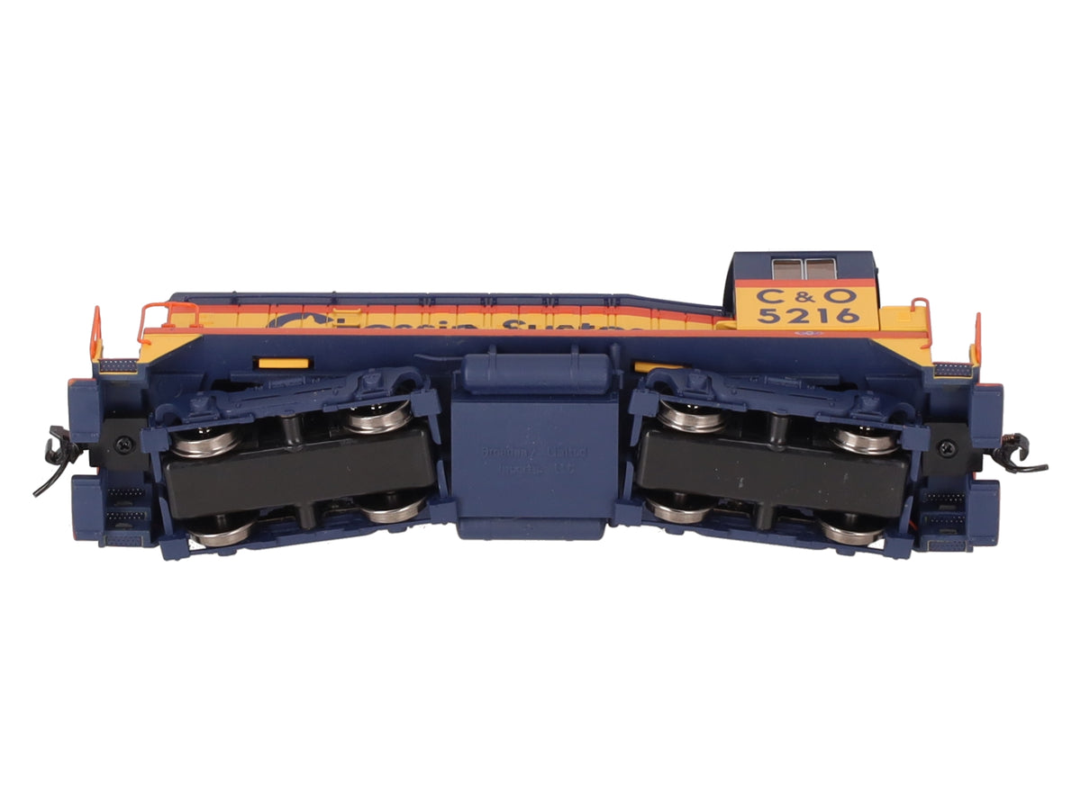 Broadway Limited 6742 HO C&O EMD SW7 Diesel Locomotive #5216 with Sound/DC/DCC LN/Box