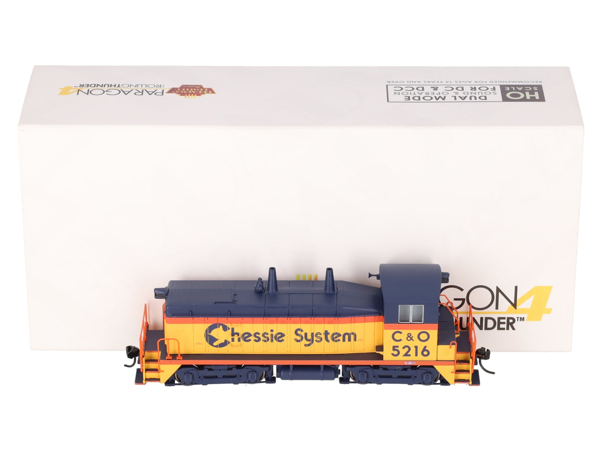 Broadway Limited 6742 HO C&O EMD SW7 Diesel Locomotive #5216 with Sound/DC/DCC LN/Box