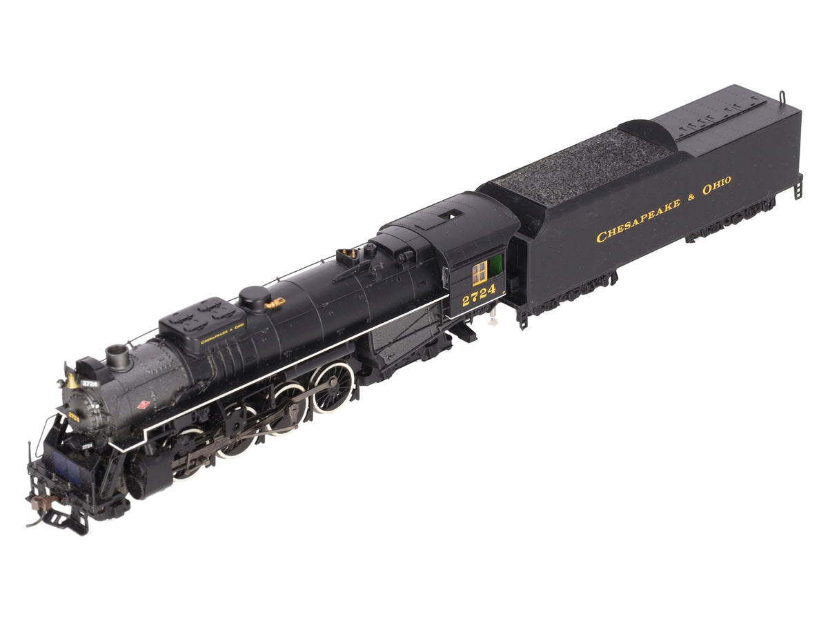 Bachmann 50904 HO Chesapeake & Ohio Kanawha 2-8-4 Berkshire Tender #2724 w/DCC EX/Box