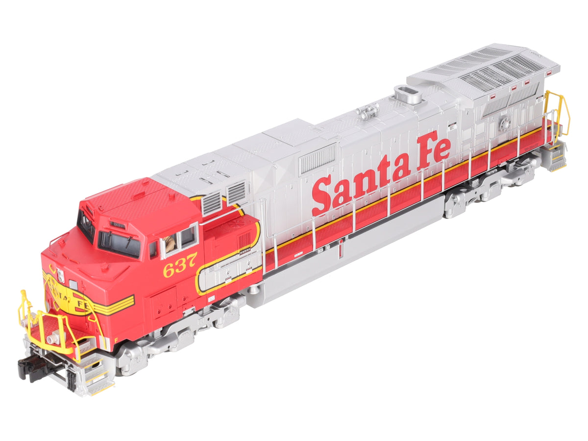 MTH 20-2431-1 O Gauge Santa Fe Dash-9 Diesel Locomotive #637 w/PS2 LN/Box