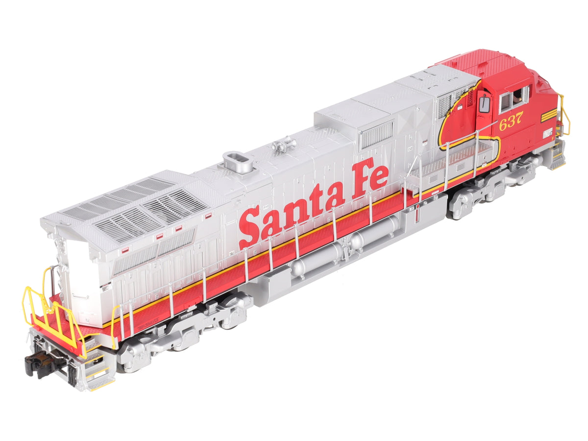 MTH 20-2431-1 O Gauge Santa Fe Dash-9 Diesel Locomotive #637 w/PS2 LN/Box